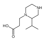 3-(2-propan-2-ylpiperazin-1-yl)propanoic acid结构式