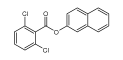 2-naphthyl 2,6-dichlorobenzoate结构式