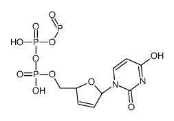 尿苷-5′-三磷酸酯 三羟甲基氨基甲烷盐结构式