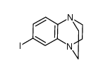 4'-iodobenzo<1',2'-b>-1,4-diazabicyclo<2.2.2>octene结构式
