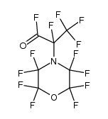 Perfluoro(2-N-morpholinopropionyl fluoride) Structure