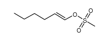 (E)-hex--1-enyl methanesulfonate结构式