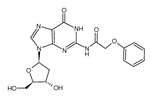 2'-deoxy-N2-(phenoxyacetyl)guanosine结构式