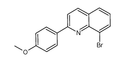 8-bromo-2-(4-methoxyphenyl)quinoline Structure