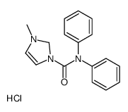 3-methyl-N,N-diphenyl-1,2-dihydroimidazol-1-ium-1-carboxamide,chloride结构式