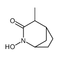4-hydroxy-2-methyl-4-azabicyclo[3.2.1]octan-3-one结构式