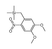 (4,5-dimethoxy-2-nitrophenyl)methyl-trimethylsilane结构式