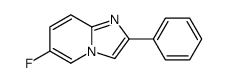 6-Fluoro-2-phenylimidazo[1,2-a]pyridine structure