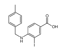 3-碘-4-(4-甲基苄基氨基)苯甲酸结构式