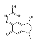 [(Z)-(3-hydroxy-1-methyl-6-oxo-2,3-dihydroindol-5-ylidene)amino]thiourea Structure