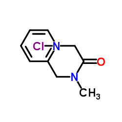 2-Chloro-N-methyl-N-(2-pyridinylmethyl)acetamide结构式
