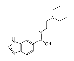 N-[2-(Diethylamino)ethyl]-1H-benzotriazole-5-carboxamide structure