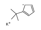 potassium,5-tert-butylcyclopenta-1,3-diene Structure
