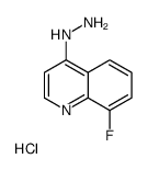 8-FLUORO-4-HYDRAZINOQUINOLINE HYDROCHLORIDE Structure