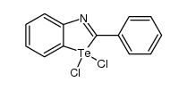 1,1-Dichloro-2-phenylbenzotellurazole Structure