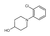 1-(2-chlorophenyl)piperidin-4-ol结构式