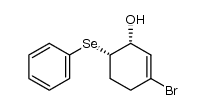 (3β,4β)-1-bromo-3-hydroxy-4-(phenylseleno)cyclohex-1-ene Structure