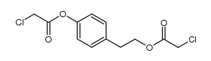 4-[2-(2-chloroacetyl)oxoethyl]phenyl-2-chloroacetate结构式