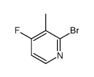 2-bromo-4-fluoro-3-methylpyridine Structure