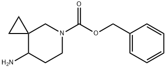 8-Amino-5-aza-spiro[2.5]octane-5-carboxylic acid benzyl ester结构式