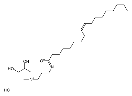 2,3-dihydroxypropyl-dimethyl-[3-[[(Z)-octadec-9-enoyl]amino]propyl]azanium,chloride结构式