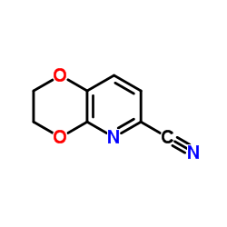 2,3-Dihydro[1,4]dioxino[2,3-b]pyridine-6-carbonitrile结构式