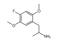 1-(4-fluoro-2,5-dimethoxyphenyl)propan-2-amine结构式