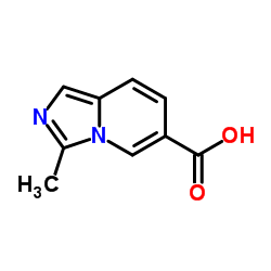 3-Methylimidazo[1,5-a]pyridine-6-carboxylic acid结构式
