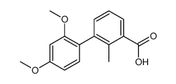 3-(2,4-dimethoxyphenyl)-2-methylbenzoic acid结构式