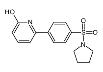 6-(4-pyrrolidin-1-ylsulfonylphenyl)-1H-pyridin-2-one Structure