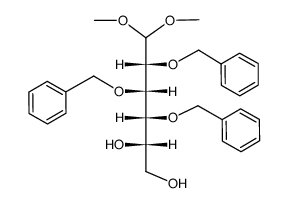 2,3,4-tri-O-benzyl-L-idose dimethyl acetal Structure