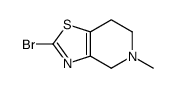 2-bromo-5-methyl-6,7-dihydro-4H-[1,3]thiazolo[4,5-c]pyridine结构式