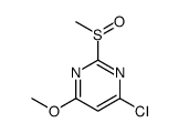 (6-CHLORO-2-METHANESULFINYL-PYRIMIDIN-4-YL)-CYCLOPROPYL-AMINE Structure