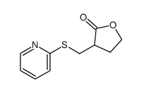 3-((pyridin-2-ylthio)methyl)dihydrofuran-2(3H)-one结构式