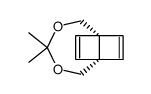 (1s,7s)-4,4-dimethyl-3,5-dioxatricyclo[5.2.2.01,7]undeca-8,10-diene Structure