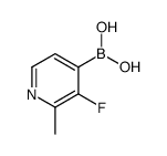 (3-fluoro-2-methylpyridin-4-yl)boronic acid structure