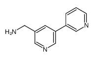 (5-pyridin-3-ylpyridin-3-yl)methanamine结构式