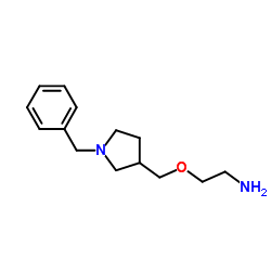 2-[(1-Benzyl-3-pyrrolidinyl)methoxy]ethanamine结构式