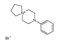 8-phenyl-8-aza-5-azoniaspiro[4.5]decane,bromide结构式