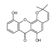 6,11-dihydroxy-2,2-dimethylpyrano[3,2-c]xanthen-7-one Structure