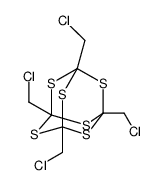 1,3,5,7-Tetrakis(chloromethyl)-2,4,6,8,9,10-hexathiaadamantane structure