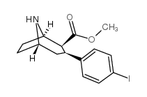 (-)-2β-Carbomethoxy-3β-(4-iodophenyl)nortropane Structure