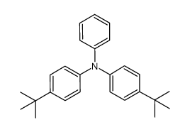 4-tert-butyl-N-(4-tert-butylphenyl)-N-phenylaniline结构式