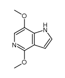 4,7-dimethoxy 5-azaindole结构式