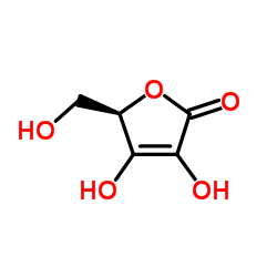 2(5H)-Furanone,3,4-dihydroxy-5-(hydroxymethyl)-,(5R)- structure