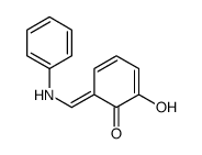 1,2-Benzenediol, 3-[(phenylimino)methyl]- Structure