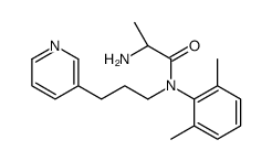 (2R)-2-amino-N-(2,6-dimethylphenyl)-N-(3-pyridin-3-ylpropyl)propanamide结构式