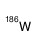 tungsten-186 Structure