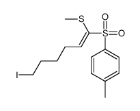 1-(6-iodo-1-methylsulfanylhex-1-enyl)sulfonyl-4-methylbenzene Structure