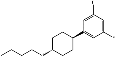 Benzene, 1,3-difluoro-5-(trans-4-pentylcyclohexyl)-结构式
